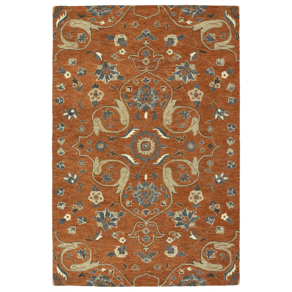 Kaleen Helena Collection Dark Paprika Area Rug 10' x 14'