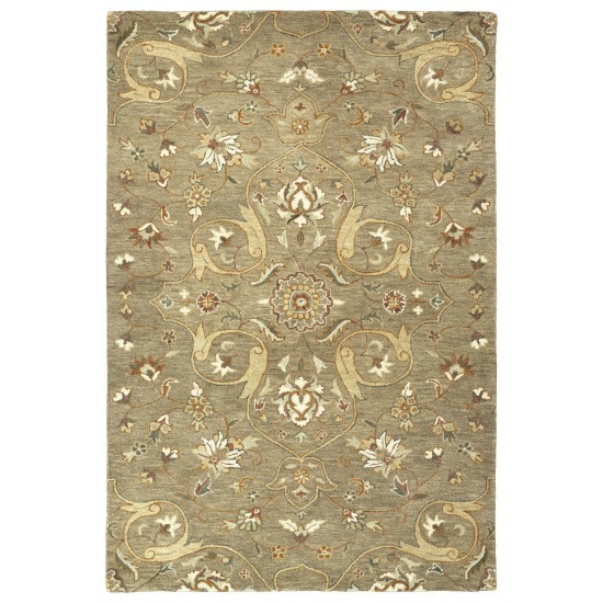 Kaleen Helena Collection Lt Brown Linen Area Rug 10' x 14'