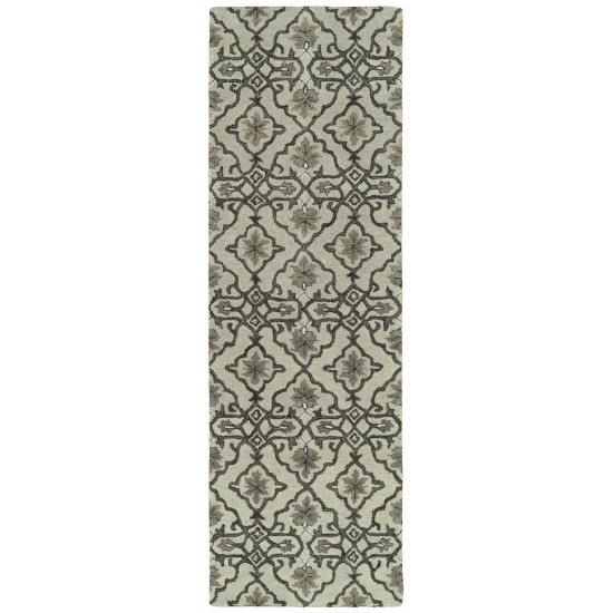 Kaleen Helena Collection Mint Gray Area Rug 12' x 15'