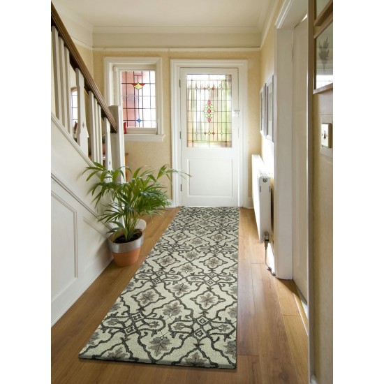 Kaleen Helena Collection Mint Gray Area Rug 12' x 15'