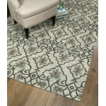 Kaleen Helena Collection Mint Gray Runner 2'6" x 12'