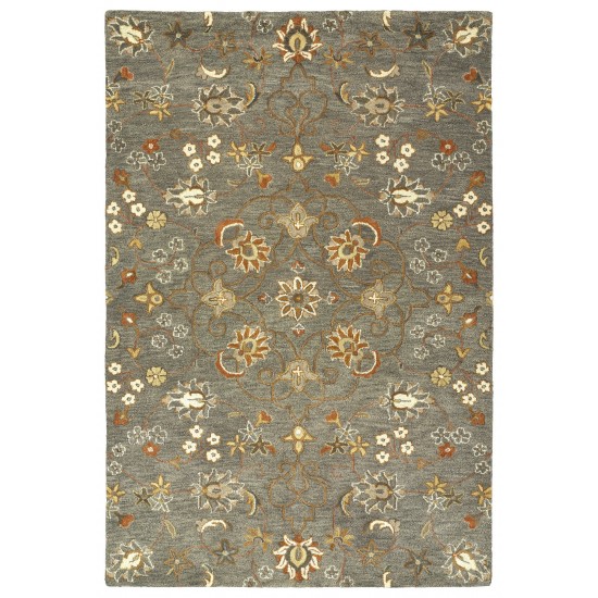 Kaleen Helena Collection Dark Pewter Green Area Rug 10' x 14'