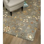 Kaleen Helena Collection Dark Pewter Green Area Rug 12' x 15'