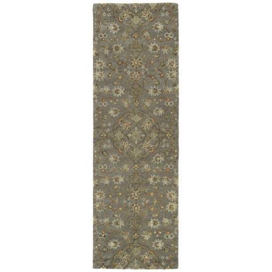 Kaleen Helena Collection Dark Pewter Green Area Rug 12' x 15'