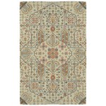 Kaleen Helena Collection Ivory Pink Area Rug 4\' x 6\'