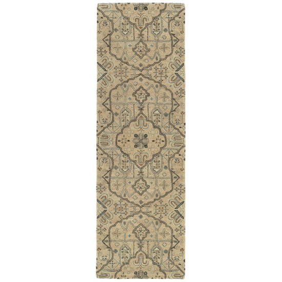 Kaleen Helena Collection Dark Salmon Throw Rug 2' x 3'