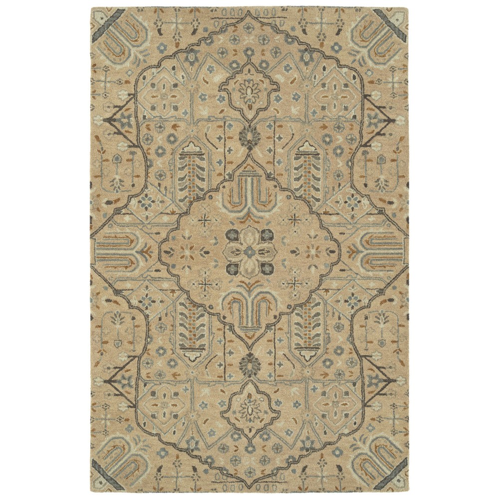 Kaleen Helena Collection Dark Salmon Area Rug 5' x 7'9"