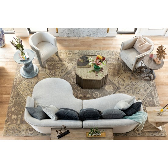 Kaleen Helena Collection Gray Taupe Area Rug 10' x 14'