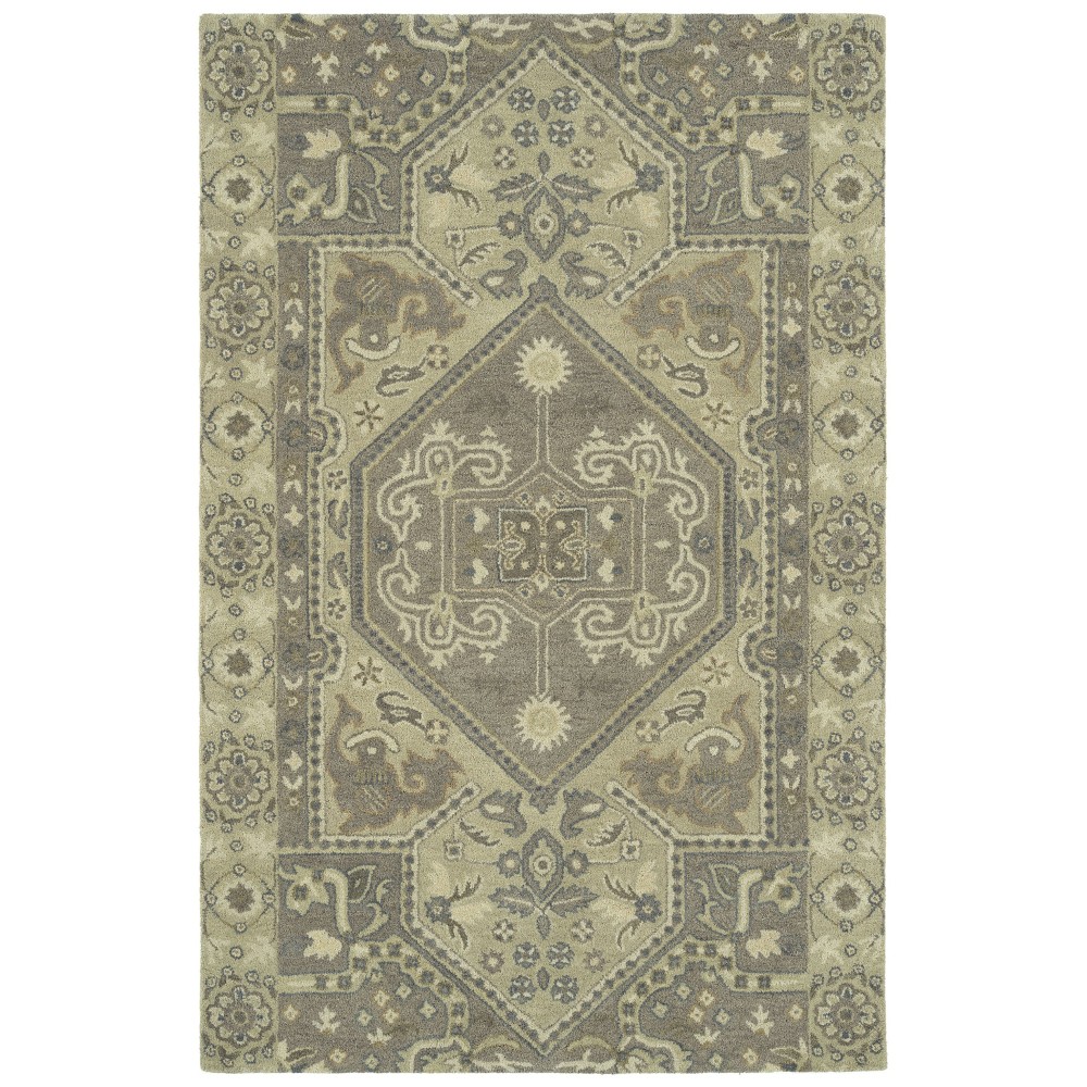 Kaleen Helena Collection Gray Taupe Runner 2'6" x 8'