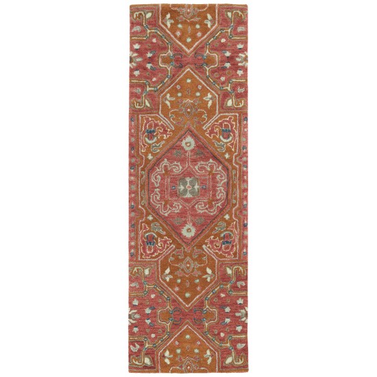 Kaleen Helena Collection Dark Pink Area Rug 12' x 15'