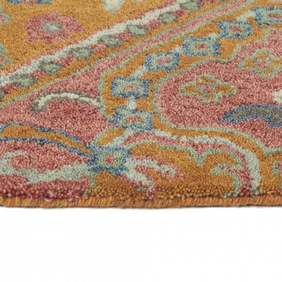 Kaleen Helena Collection Dark Pink Area Rug 8' x 10'