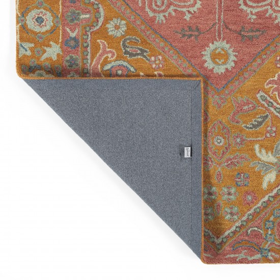 Kaleen Helena Collection Dark Pink Area Rug 8' x 10'