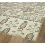 Kaleen Helena Collection Ivory Gray Runner 2'6" x 12'