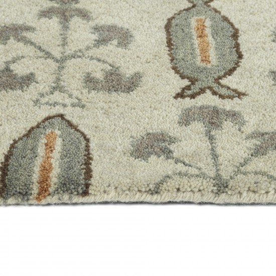 Kaleen Helena Collection Ivory Gray Area Rug 9' x 12'