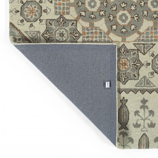 Kaleen Helena Collection Ivory Gray Area Rug 9' x 12'