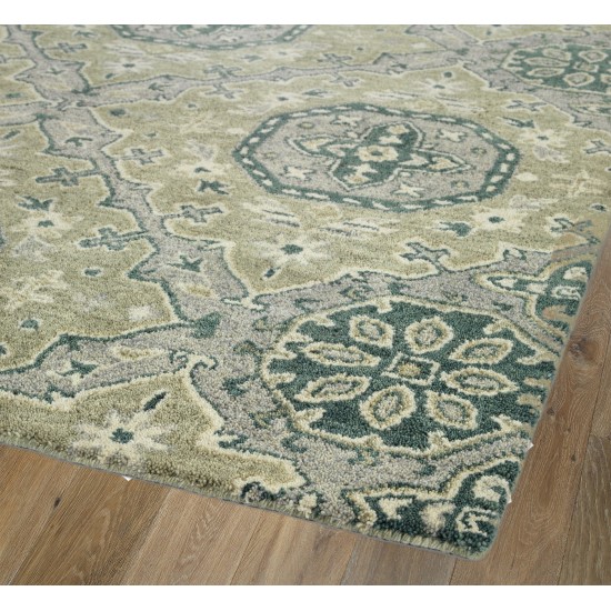 Kaleen Helena Collection Dark Fern Area Rug 10' x 14'