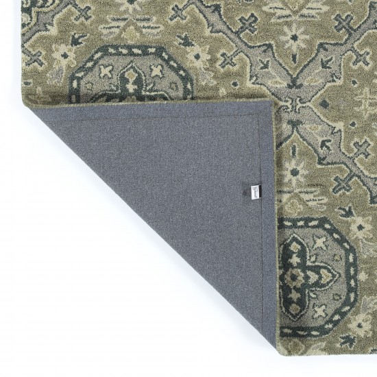 Kaleen Helena Collection Dark Fern Runner 2'6" x 12'