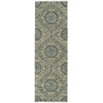 Kaleen Helena Collection Dark Fern Runner 2'6" x 12'