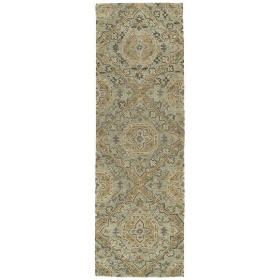 Kaleen Helena Collection Sage Brown Area Rug 10' x 14'