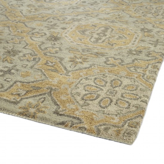 Kaleen Helena Collection Sage Brown Throw Rug 2' x 3'