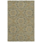 Kaleen Helena Collection Sage Brown Area Rug 4\' x 6\'