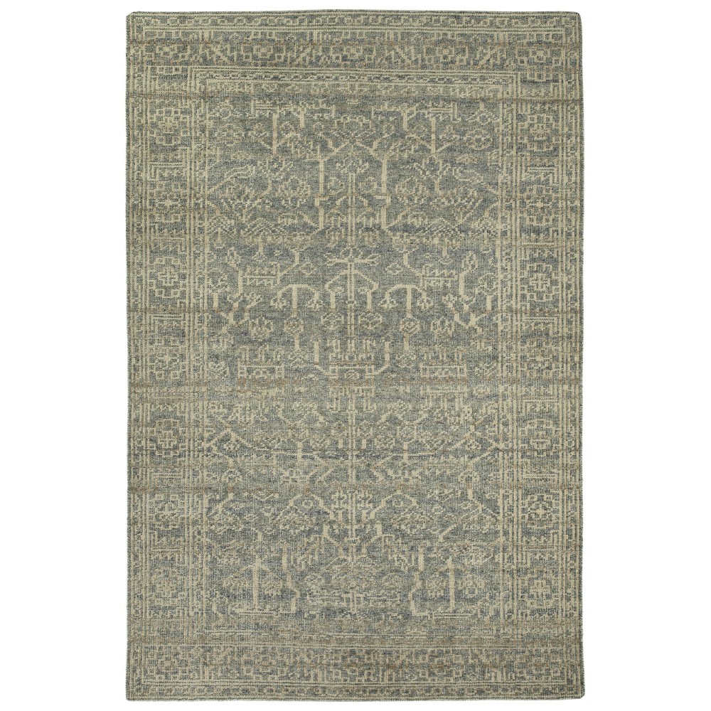 Kaleen Herrera Collection Spa LtBrown Throw Rug 2' x 3'