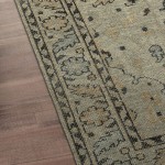 Kaleen Herrera Collection Light Pewter Green Area Rug 5'6" x 8'6"