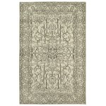 Kaleen Herrera Collection Light Beige Throw Rug 2' x 3'