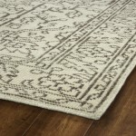 Kaleen Herrera Collection Light Beige Throw Rug 2' x 3'