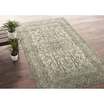 Kaleen Herrera Collection Light Beige Throw Rug 2' x 3'