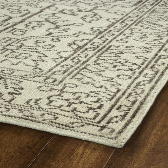 Kaleen Herrera Collection Light Beige Throw Rug 3' x 5'