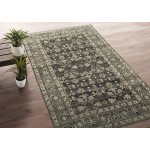 Kaleen Herrera Collection Charcoal Gray Throw Rug 2' x 3'