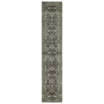 Kaleen Herrera Collection Charcoal Gray Throw Rug 2' x 3'