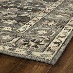 Kaleen Herrera Collection Charcoal Gray Runner 2'6" x 12'