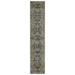 Kaleen Herrera Collection Charcoal Gray Runner 2'6" x 12'