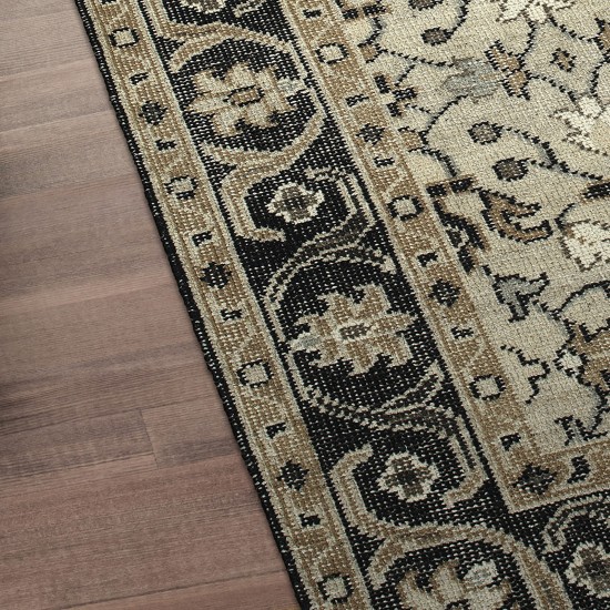 Kaleen Herrera Collection Dark Oatmeal Runner 2'6" x 12'