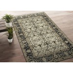 Kaleen Herrera Collection Dark Oatmeal Area Rug 5'6" x 8'6"