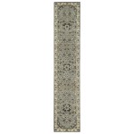 Kaleen Herrera Collection Gray Charcoal Throw Rug 2' x 3'