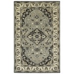 Kaleen Herrera Collection Gray Charcoal Area Rug 9\' x 12\'
