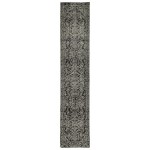 Kaleen Herrera Collection Charcoal Ivory Throw Rug 2' x 3'