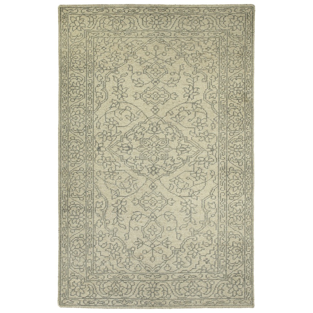 Kaleen Herrera Collection Light Linen Throw Rug 3' x 5'