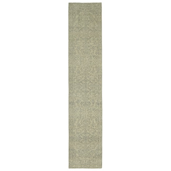 Kaleen Herrera Collection Light Linen Throw Rug 3' x 5'