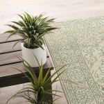 Kaleen Herrera Collection Light Linen Area Rug 5'6" x 8'6"