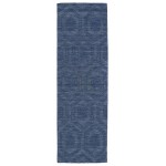 Kaleen Imprints Modern Collection Dark Blue Throw Rug 2' x 3'