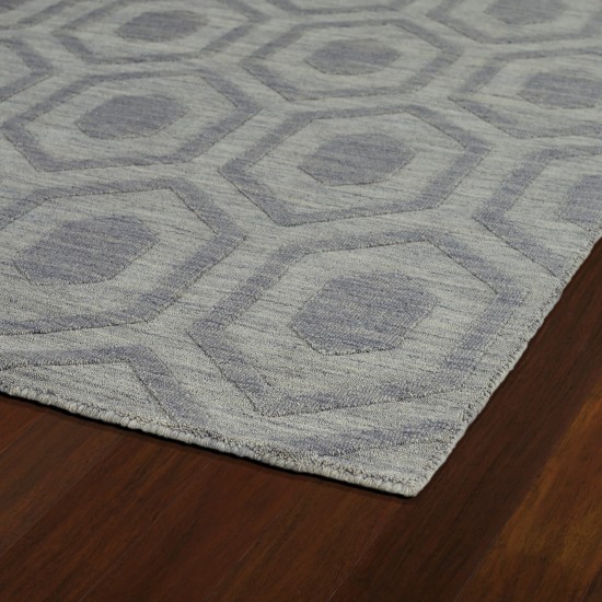 Kaleen Imprints Modern Collection Light Steel Area Rug 3'6" x 5'6"