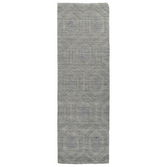 Kaleen Imprints Modern Collection Light Steel Area Rug 5' x 8'