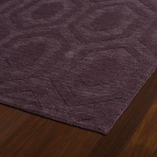 Kaleen Imprints Modern Collection Light Purple Area Rug 3'6" x 5'6"