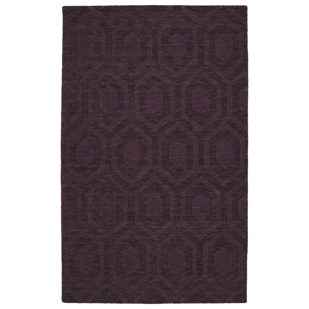 Kaleen Imprints Modern Collection Light Purple Area Rug 5' x 8'