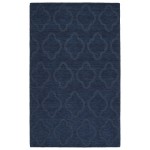 Kaleen Imprints Modern Collection IPM02-22 Navy Throw Rug 2' x 3'