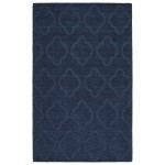 Kaleen Imprints Modern Collection IPM02-22 Navy Area Rug 3\'6" x 5\'6"